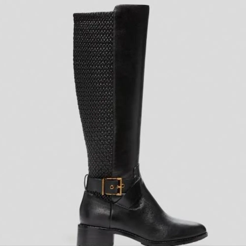 Cole Haan Women's Clover Stretch Side-Buckle Riding Boots Size 10 NWOT - Picture 1 of 15
